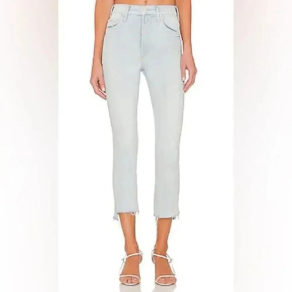 Mother The Insider Crop Step Fray in Sexico Mexico Size 25 B2765 - Picture 1 of 6